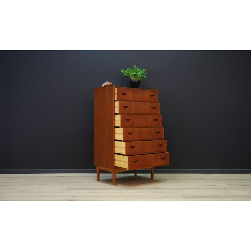 Vintage Danish chest of drawers in teak