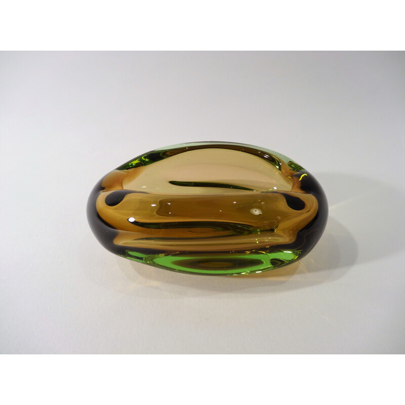 Vintage Italian ashtray in Murano glass