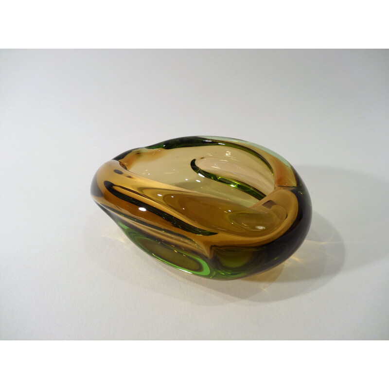 Vintage Italian ashtray in Murano glass