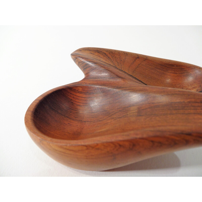 Vintage bowls in rosewood by Jean Gillon