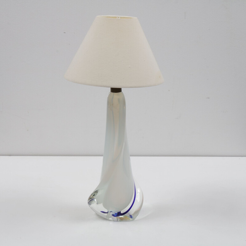 Vintage glass lamp by Seguso Murano