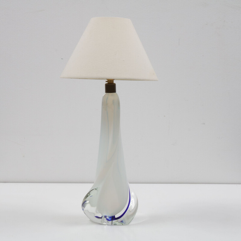 Vintage glass lamp by Seguso Murano