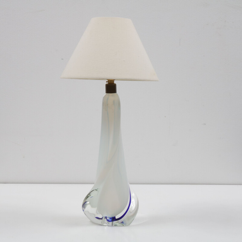 Vintage glazen lamp van Seguso Murano