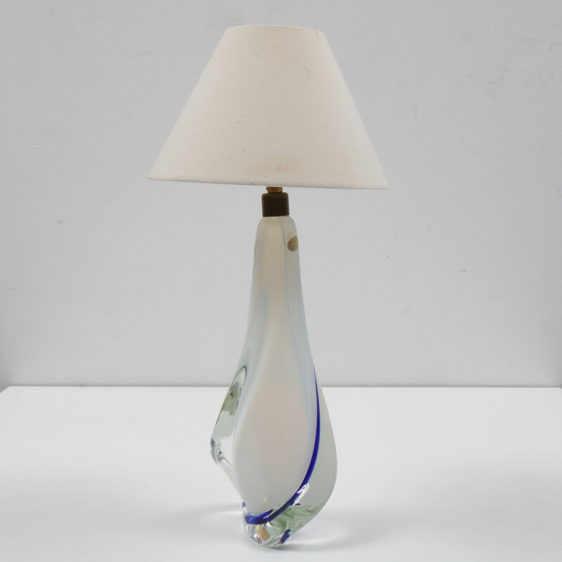 Lampada in vetro vintage di Seguso Murano