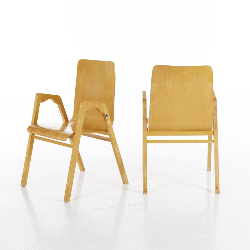 Vintage stackable chair by Axel Larsson