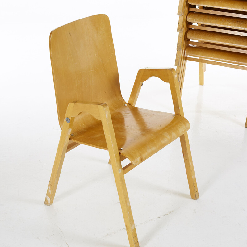 Vintage stackable chair by Axel Larsson