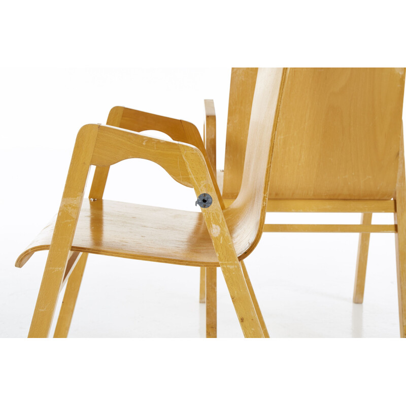 Chaise vintage empilables par Axel Larsson