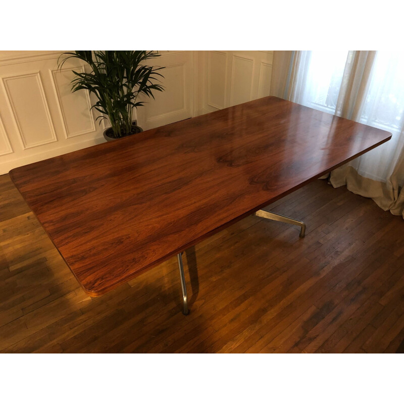 Vintage mahogany table by Eames for Herman Miller