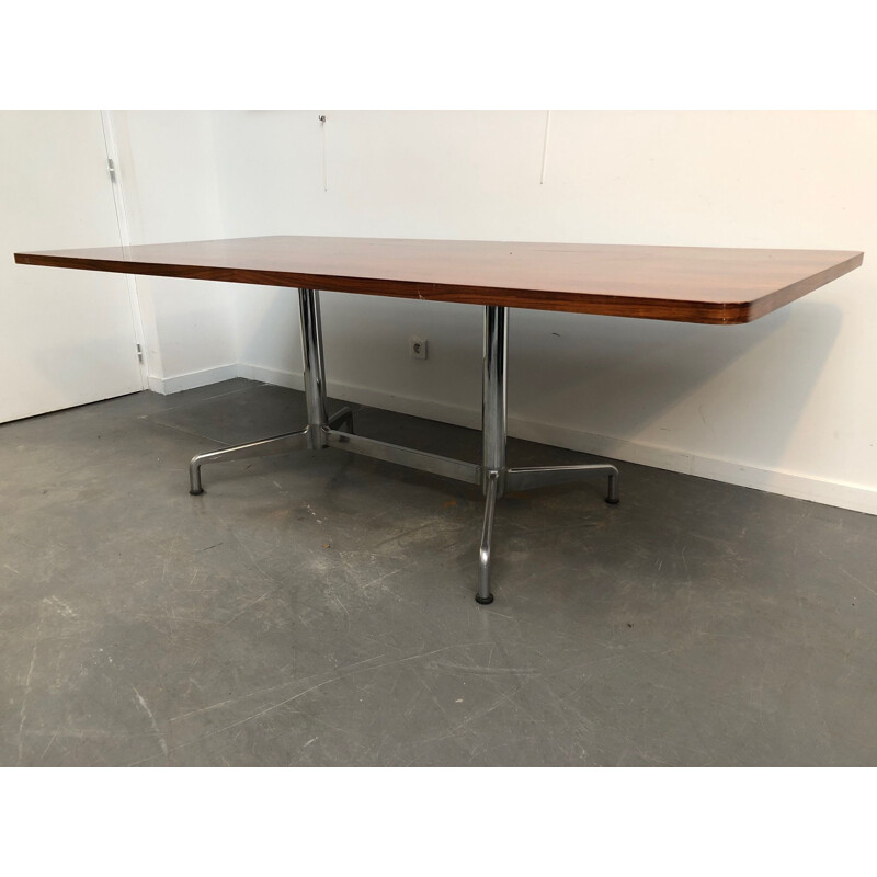 Vintage mahogany table by Eames for Herman Miller