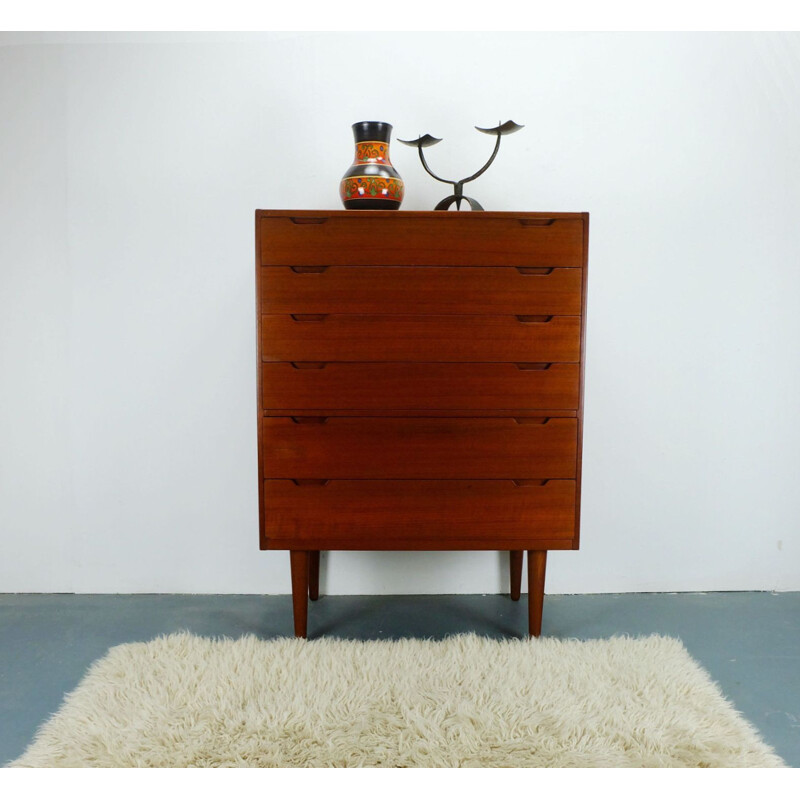 Vintage chest of drawers in teak by Langkilde