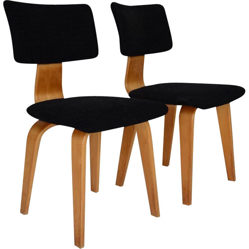 Pair of vintage SB02 chairs by Cees Braakman 