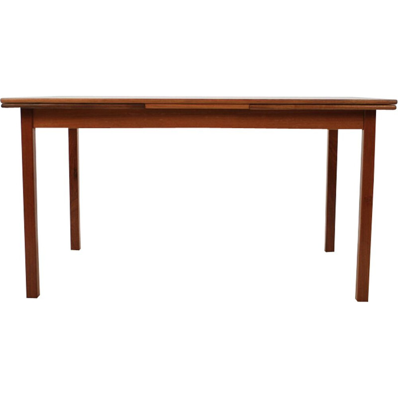 Vintage Danish extendable table in teak by Gudme Mobelfabrik