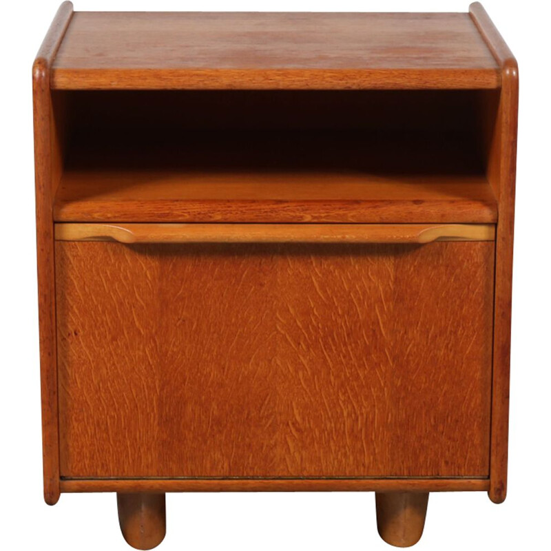 Vintage night stand in oak by Cees Braakman