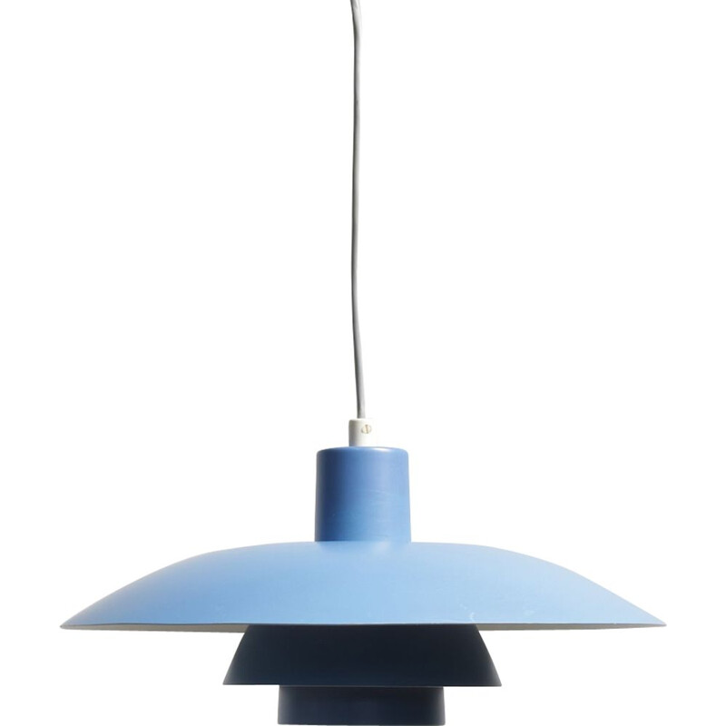 Vintage blue pendant lamp "PH43" by Poul Henningsen