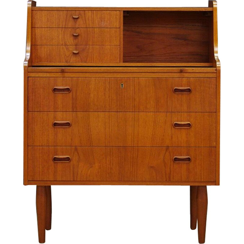 Vintage Danish secretary in teak