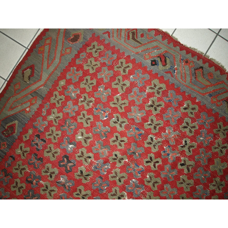 Turkish red carpet in wool