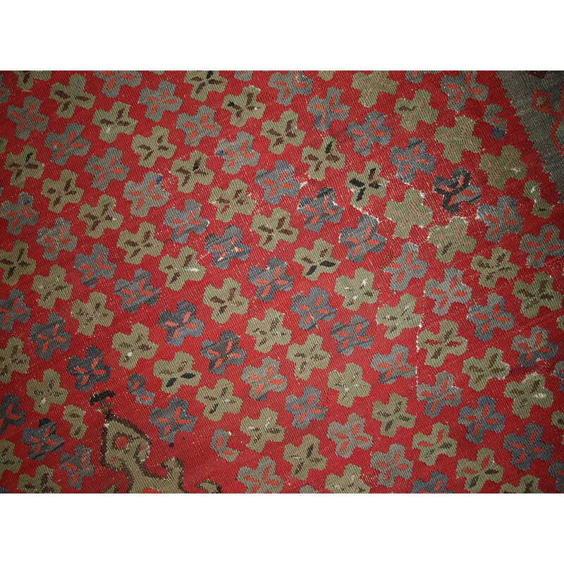 Turkish red carpet in wool