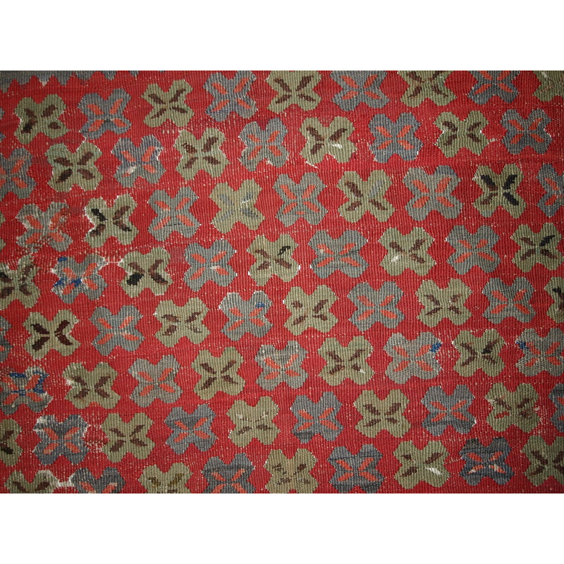 Turkish red carpet in wool