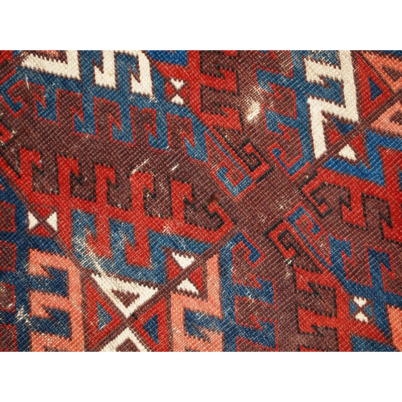 Vintage red carpet in wool