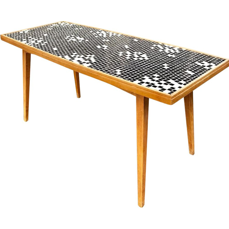 Vintage ceramic coffee table by Raumkunst Sonneberg, Germany 1960