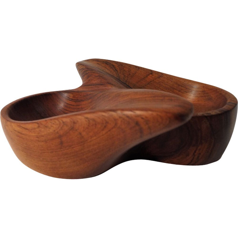 Vintage bowls in rosewood by Jean Gillon
