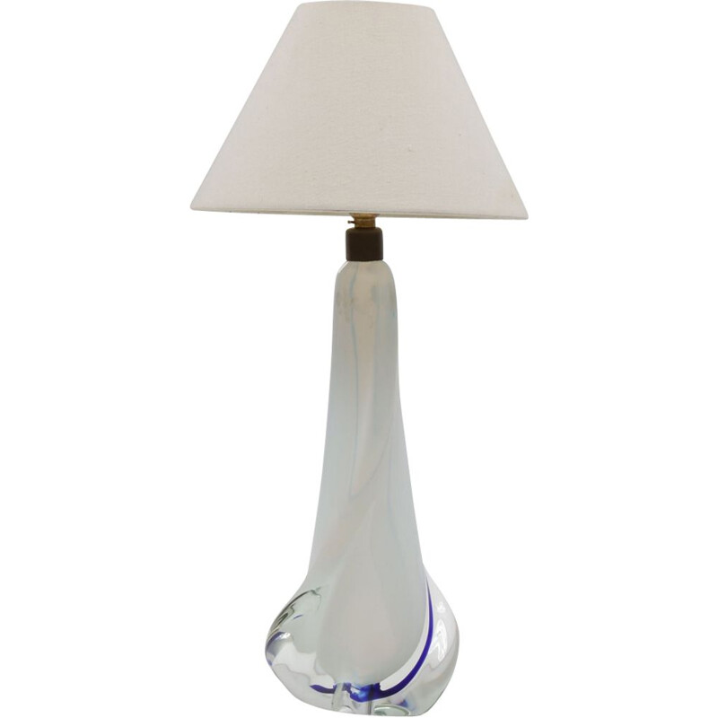 Vintage glass lamp by Seguso Murano