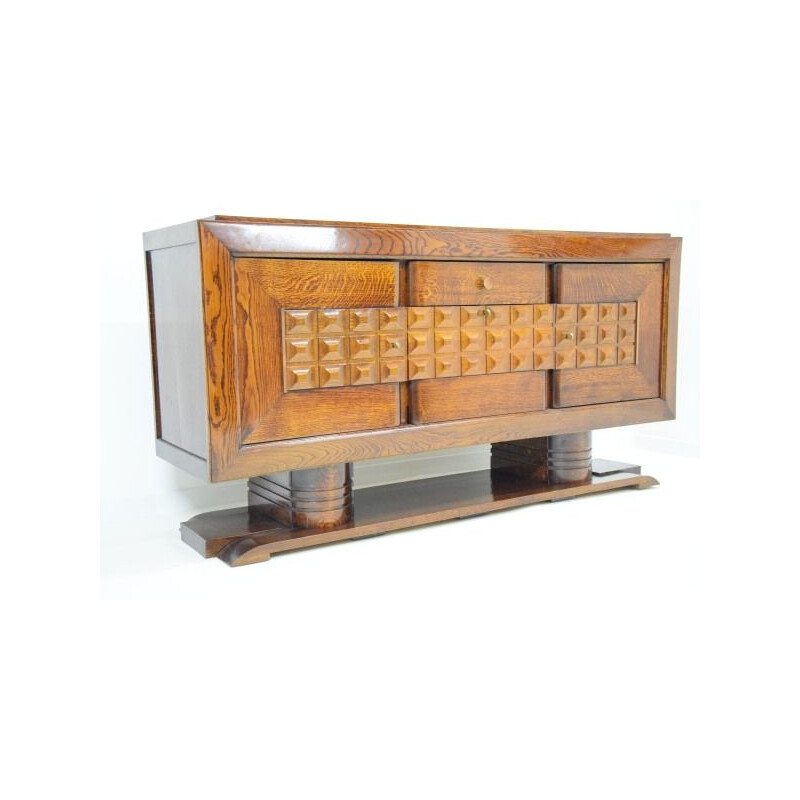 Vintage sideboard by Charles Dudouyt, France 1930