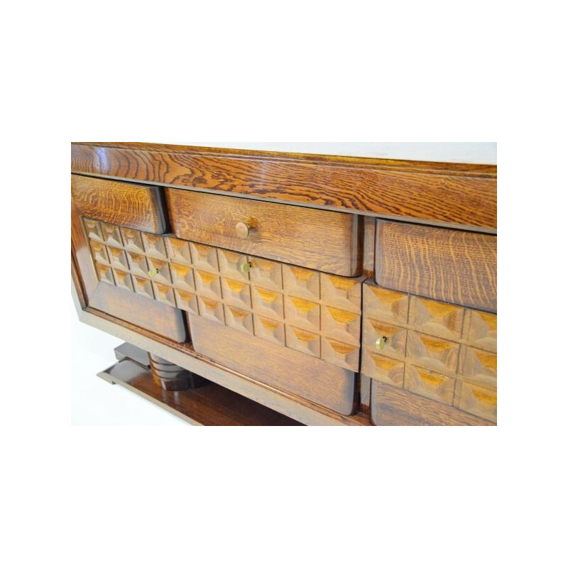 Vintage sideboard by Charles Dudouyt, France 1930