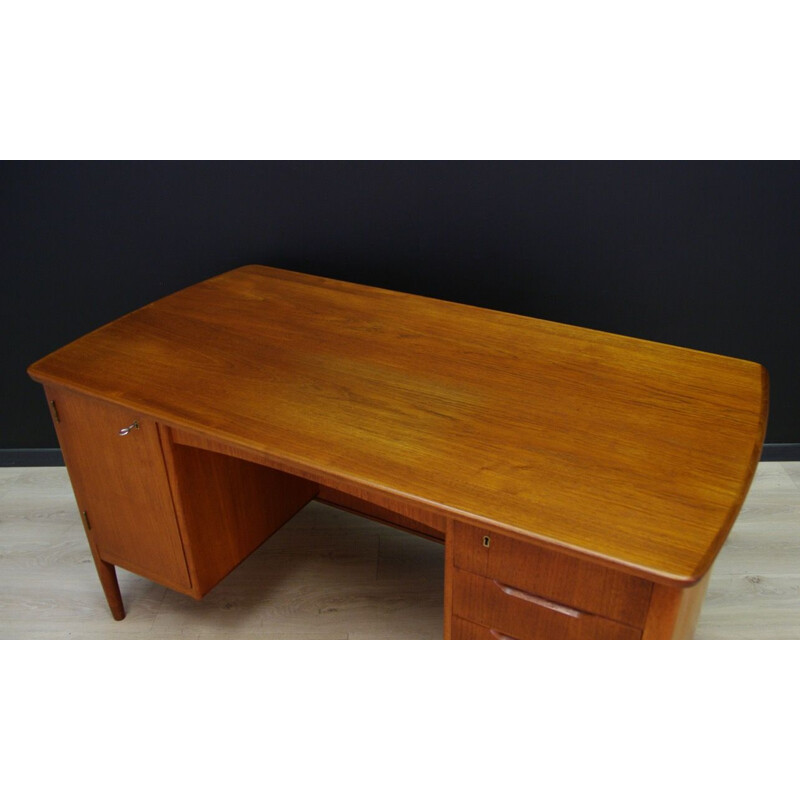 Vintage Danish writing desk in teak