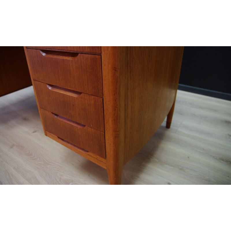 Vintage Danish writing desk in teak