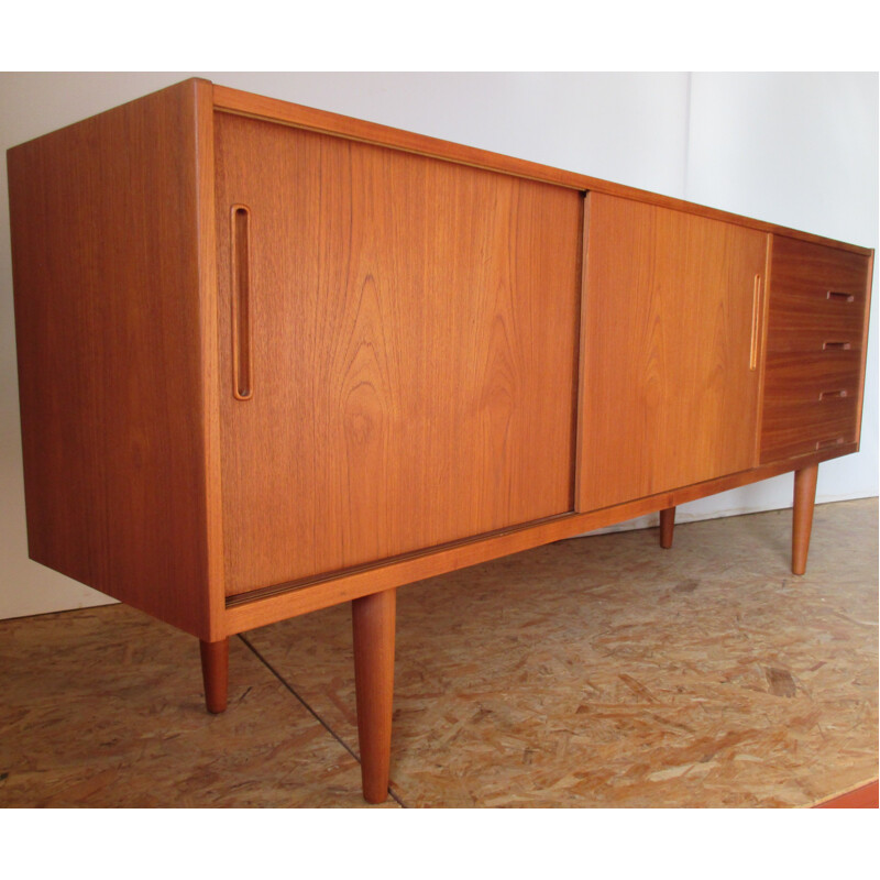 Vintage sideboard in teak by Nils Jonsson