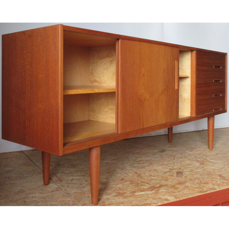 Vintage sideboard in teak by Nils Jonsson