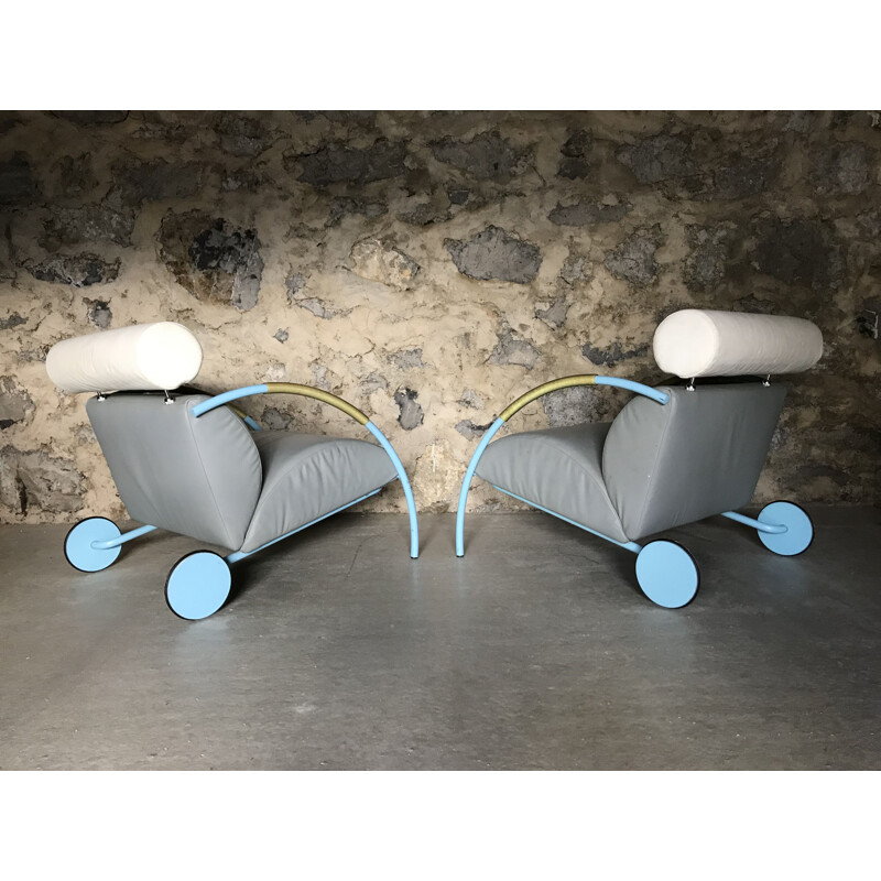 Set of 2 vintage armchairs "Zyklus" by Peter Maly for Cor