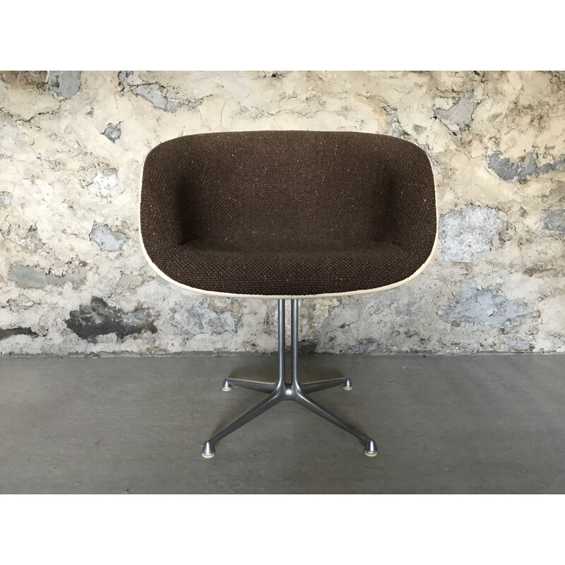 Vintage armchair "Lafonda" in aluminum by Eames