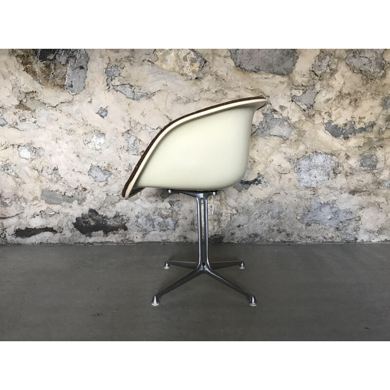Vintage armchair "Lafonda" in aluminum by Eames