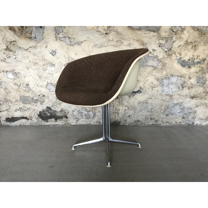 Vintage armchair "Lafonda" in aluminum by Eames