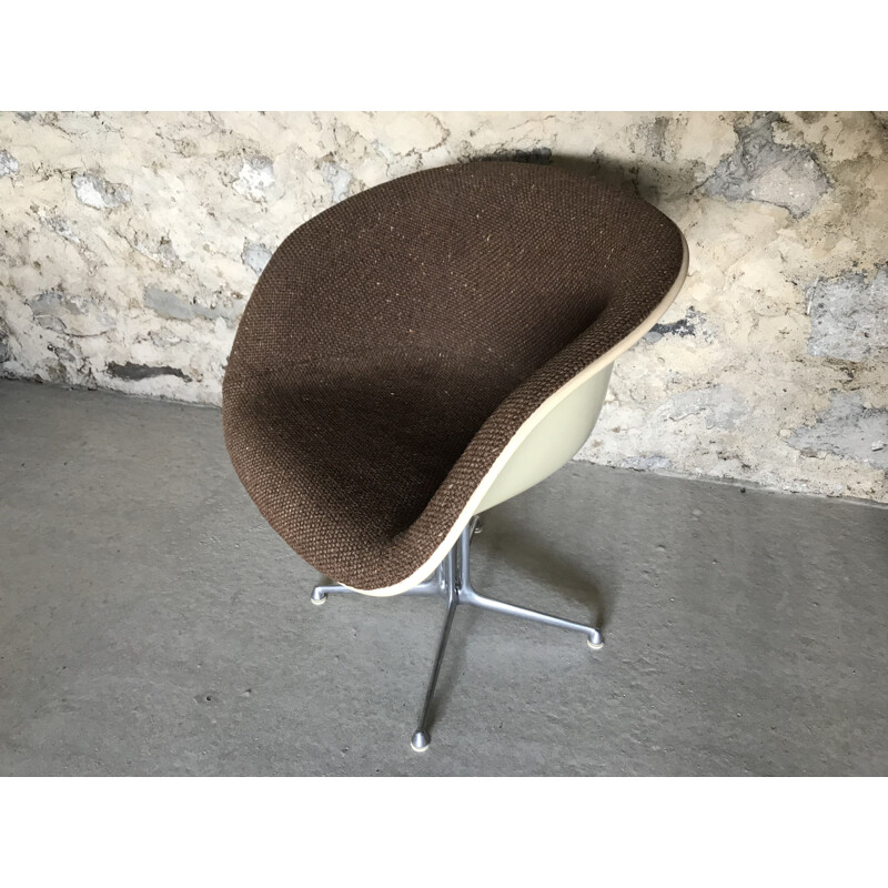 Vintage armchair "Lafonda" in aluminum by Eames