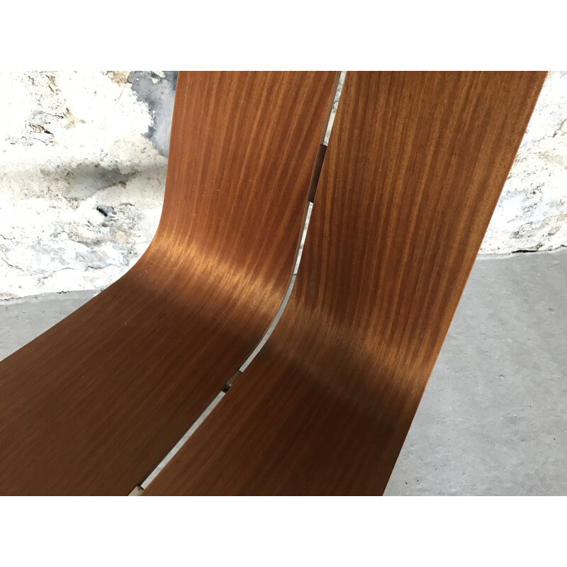 Vintage chair "GA" in mahogany by Hans Bellmann for HorgenGlarus