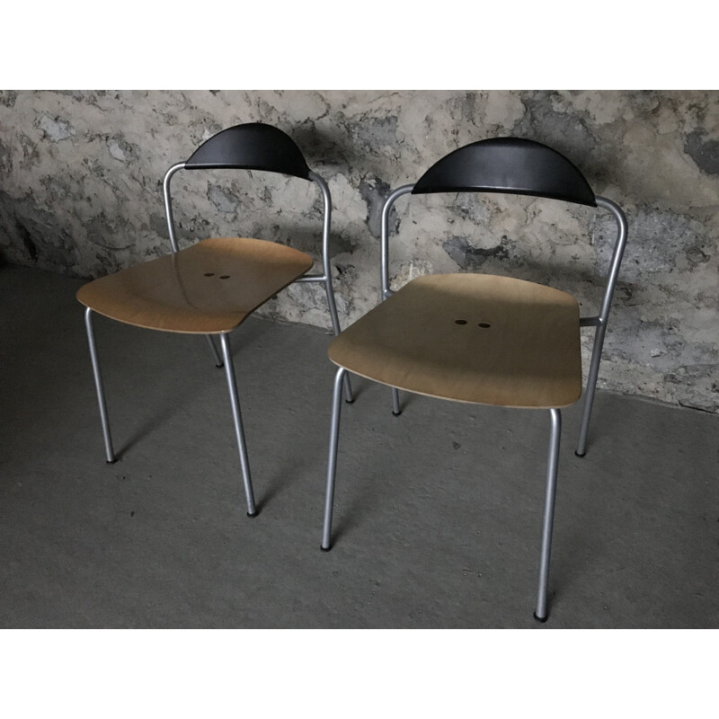 Vintage chairs by Vico Magistretti for Fritz Hansen 1999