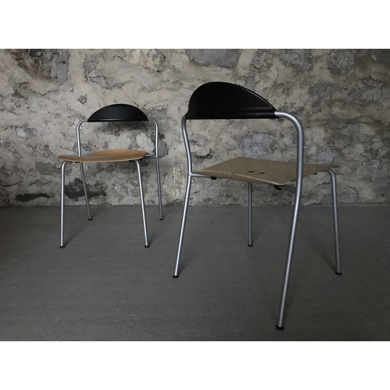 Vintage chairs by Vico Magistretti for Fritz Hansen 1999