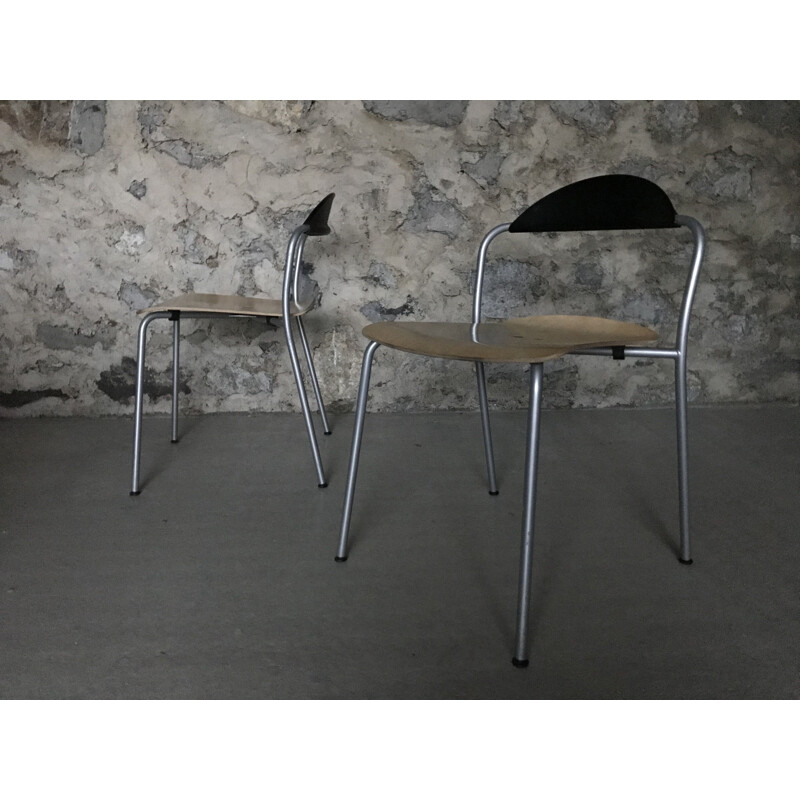 Vintage chairs by Vico Magistretti for Fritz Hansen 1999