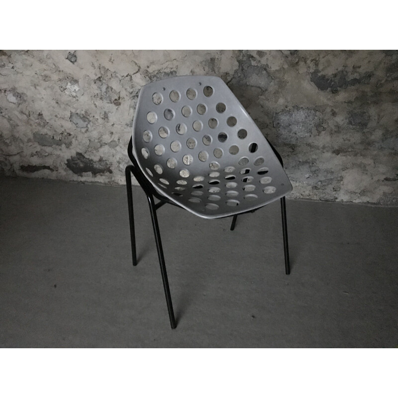 Cadeira de concha Vintage por Pierre Guariche para Meurop