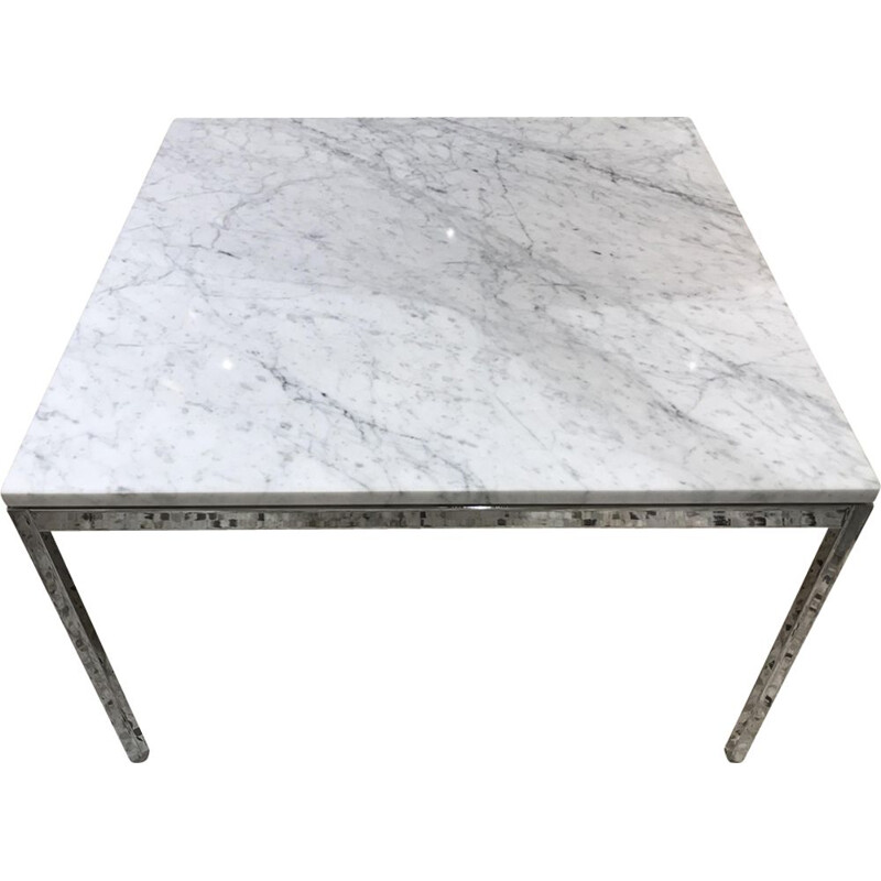Table basse vintage en marbre par Florence Knoll