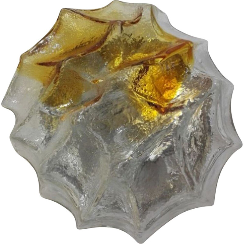 Aplique vintage de cristal de Murano, 1980