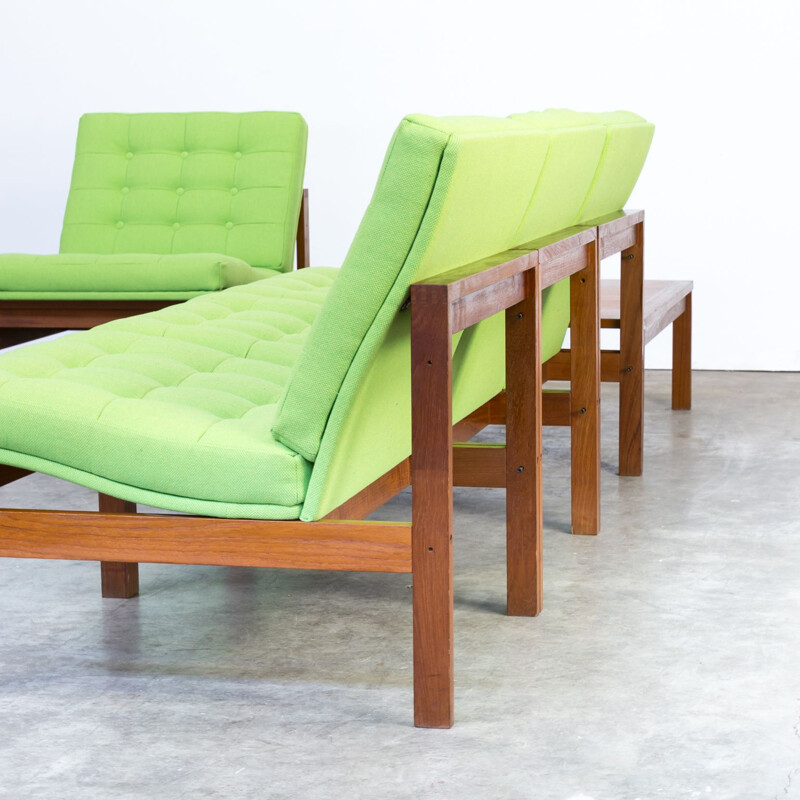 Vintage modular sofa by Ole Gjerløv Knudsen and Torben Lind for France & Son