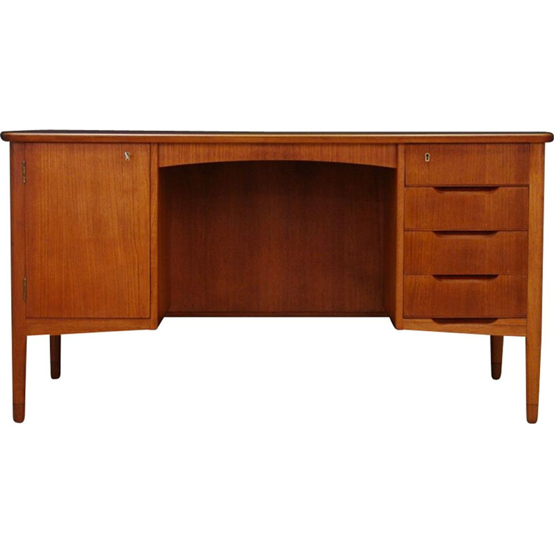 Vintage Danish writing desk in teak