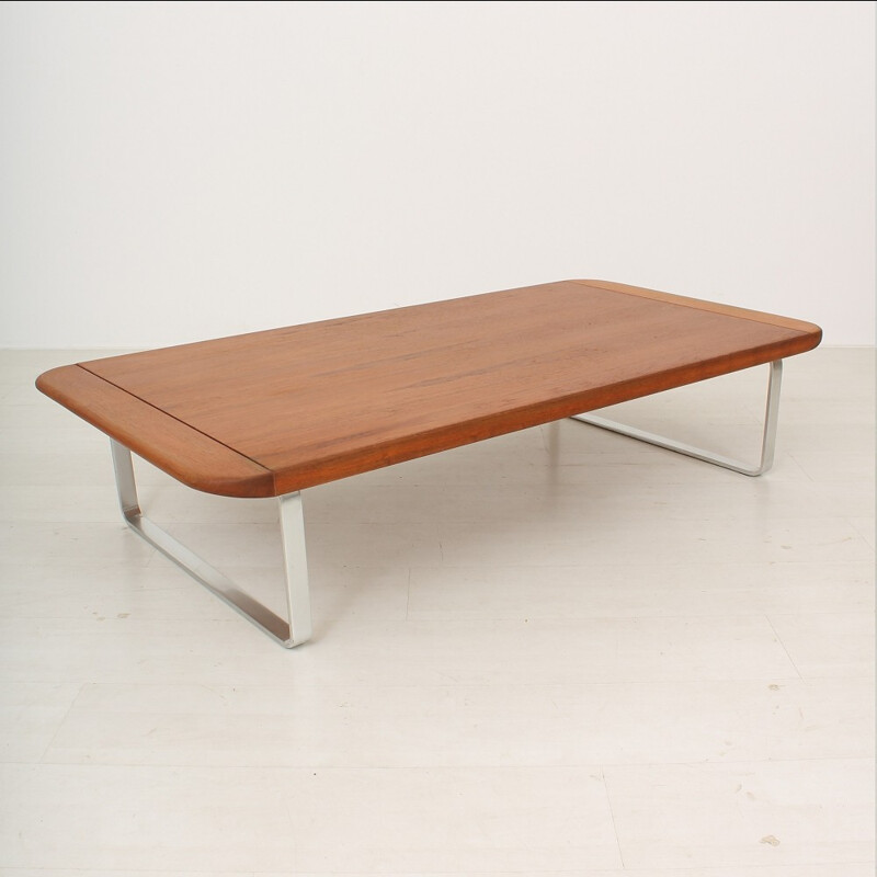 Vintage coffee table in teak - 1960s