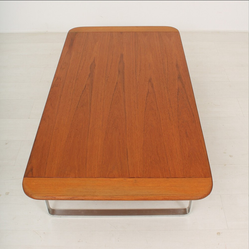 Table basse vintage en teck - 1960
