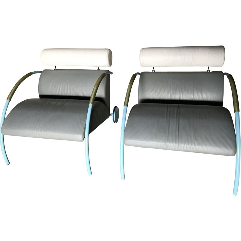 Suite de 2 fauteuils vintage "Zyklus" par Peter Maly pour COR