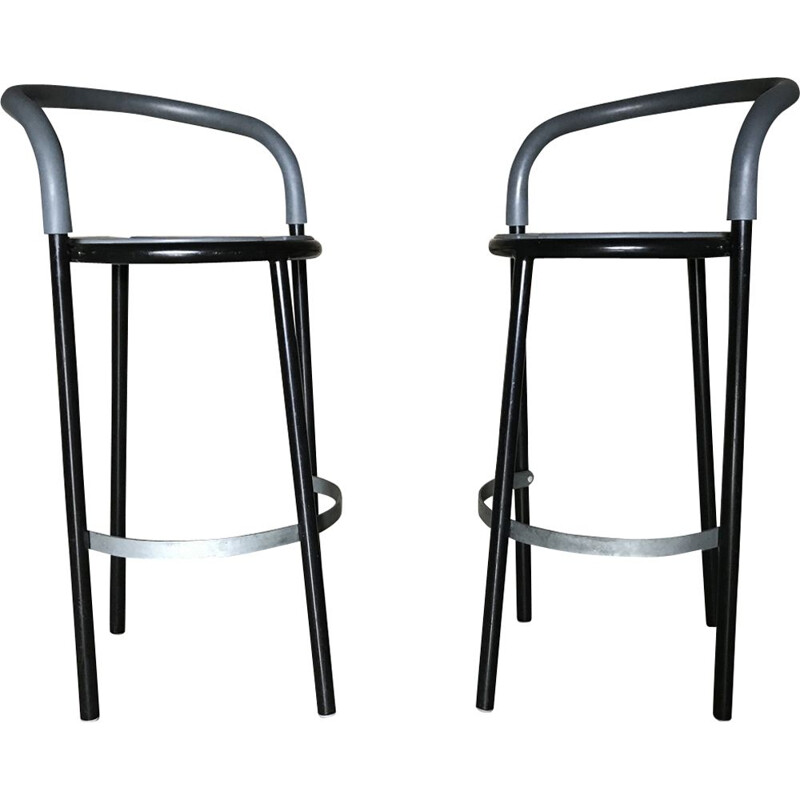 Set of 2 vintage stools by Niels Gammelgaard for Fritz Hansen